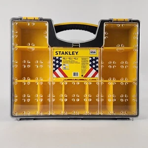 Stanley Deep Pro Organizer mit 10 herausnehmbaren Behältern - Schwerlast Aufbewahrungskoffer - Bild 1 von 9