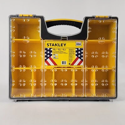 Organizador Stanley Deep Pro con 10 contenedores extraíbles - Estuche de almacenamiento de alta resistencia Foto 1 de 4