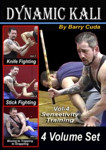 BARRY CUDA DYNAMIC KALI (Vol-1-2-3-4) KNIFE FIGHTING JKD FILIPINO ESCRIMA ARNIS - Picture 1 of 1