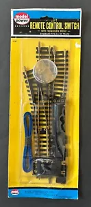 HO Model Power Left Hand Switch Tracks Code 100 With Remote Control Motor - Picture 1 of 2