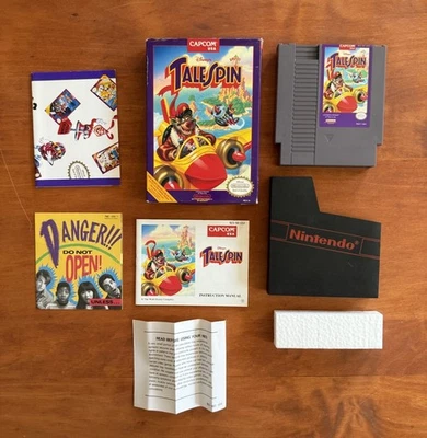 TaleSpin Disney's Tale Spin Capcom (Nintendo NES) VGC CIB Complete W/ Inserts - Image 1 of 4
