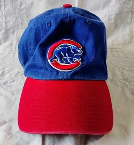 47 Marca MLB Chicago Cubs Gorra de Béisbol Correa Ajustable Espalda Gorra Azul/Roja - Imagen 1 de 12