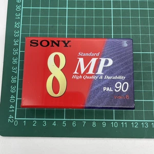 Sony Video 8 Standard MP 90 Recordable Cassette Tape PAL Brand New & Sealed NOS - Bild 1 von 7