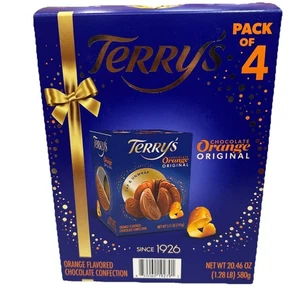 Terry’s Milk Chocolate Orange 4-Pack – 5.11 oz Each – Holiday Gift – Sealed - Picture 1 of 3