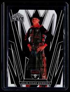 2024 Hoja Metal Bull Riding #1/1 Negro Julio César Marques Prueba de Preproducción - Imagen 1 de 2