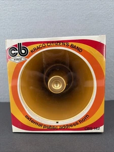 Kraco CB-PA Speaker Model CBS-142 External Public Address Horn Vintage New - Picture 1 of 7