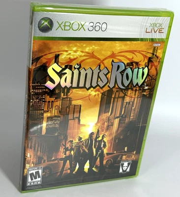 BRANDNEU⭐️Saints Row 1 First Print⭐️XBOX 360 Original Authentic Factory Sealed - Bild 1 von 4