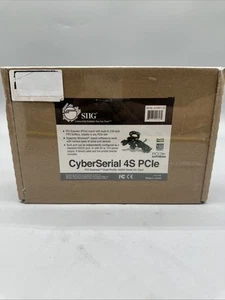 Placa Siig Cyberserial Express 4S PCIe | JJ-E40011-S3 DP, - Imagen 1 de 4