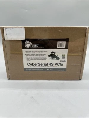 Siig Cyberserial Express Board 4S PCIe | JJ-E40011-S3 DP, - Image 1 of 4