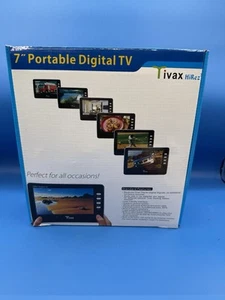 TIVAX HIREZ7 7-INCH PORTABLE TV Complete With Accessories NEW IN BOX - Picture 1 of 6