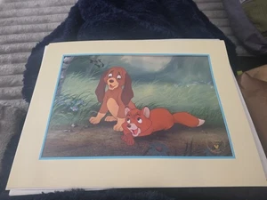 Disney Store 1994 Exclusive The Fox and the Hound Commemorative Lithograph - - Bild 1 von 2