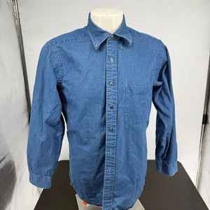 Men's  Long Sleeve Denim Shirt - Picture 1 of 3