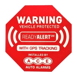 4 Propertyguard™ Static Cling Auto Car Alarm Decals FREE 2 Home Security Decals - Picture 1 of 4