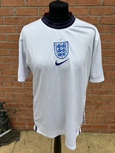 Camiseta de fútbol Inglaterra 2020-21 local - talla grande - Nike Dri fit - Imagen 1 de 9