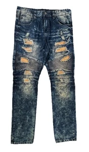 Victorious Premium Denim Herren 34*33 Jeans Distressed Pain Splatter Grunge - Bild 1 von 11