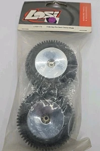 Team Losi Step Pins Rear Tires Mini T 1.0 Chrome Wheels 1/18th Mini-T LOSB1179 - Picture 1 of 2