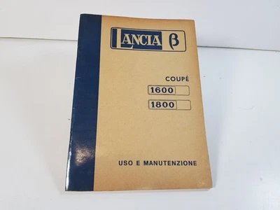 Libretto manuale uso e manutenzione Lancia Beta Coupe' 1600 1800 edizione - 1974 - Immagine 1 di 4