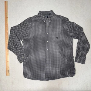 Vintage Chaps Ralph Lauren Button Down Hemd Herren XL beige mit Wappen klassisch 90er - Bild 1 von 6