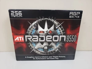 100-437105 ATI Radeon 9550 Video Card PC 256 MB DDR AGP 4x/8x Graphics - Picture 1 of 9