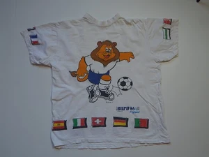 vintage soccer football uefa euro 1996 england tee size large - Picture 1 of 5