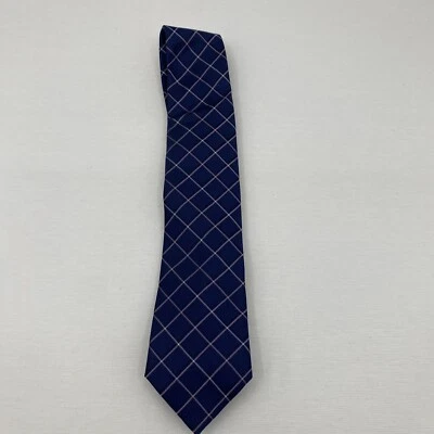 Corbata Tommy Hilfiger Para Hombres Clásica Sombra Rejilla Azul Marino $69.50 Nueva con Etiquetas Foto 1 de 4