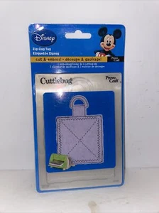 CUTTLEBUG ZIG ZAG TAG DUO - CUT &  EMBOSSING FOLDER - #37-1754 NEW IN PACKAGE - Picture 1 of 2