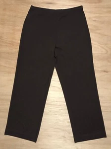 Pantaloni vintage Talbots pull on taglia Petite marrone jersey maglia tessuto aderente - Foto 1 di 9