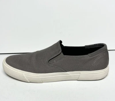 Sapato AllSaints Masculino Manny Cinza Slip-On, Tamanho 13 M - Imagem 1 de 4