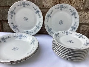 WINTERLING-BAVARIA GERMANY RENAISSANCE PLATINUM COUPE SOUP SALAD & BREAD CHINA - Picture 1 of 5