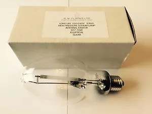 LONG LIFE HIGH DRUCK NATRIUM ELLIPTISCHE LAMPE INNENZÜNDER 70W E27 SON-Ei - Bild 1 von 5