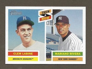2005 TOPPS HERITAGE THEN AND NOW TN INSERTS -- PICK ANY CARDS YOU WANT
