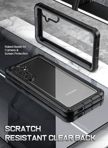 For Samsung Galaxy S23 FE 5G Case Poetic Built-in Screen Shockproof Case Black - Picture 1 of 7