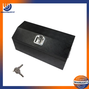 30"X13"X10" Aluminum Truck Bed Tool Box Trailer Storage Toolbox W/Lock Black - Bild 1 von 13