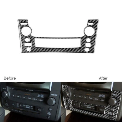 Capa painel CD console central fibra de carbono para Lexus GS GS350 GS450h 2006-2011  - Imagem 1 de 4