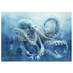 Deep Sea Dancer | Redesign mit Prima | A1 Faser Decoupage Papier - Bild 1 von 3