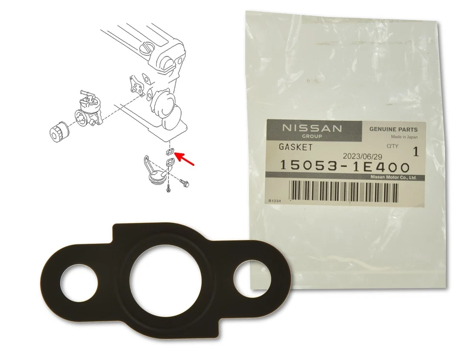 Oil Strainer Gasket 15053-1E400 OE for Nissan 200Sx Sentra 2.0 Gasoline - Image 1 of 1