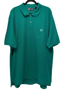 Chaps-Men's XXL- Polo-Classic Green-Cotton-Short Sleeve Shirt New! - Picture 1 of 10