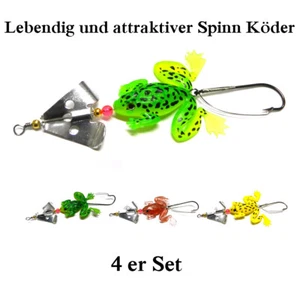 Kunstköder Spinn Frosch Raubfischköder Blinker mit Krautschutz Köder Spinner  - Bild 1 von 5