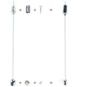 Hanging Suspension Mounting Wire Accessory Kit LED Panel Light Ceiling - Picture 1 of 11