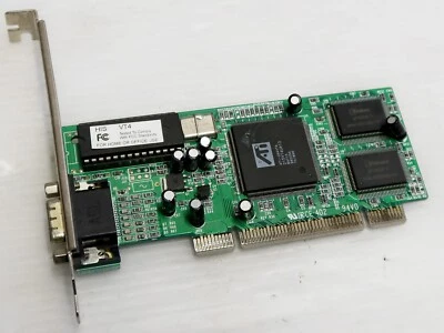 ATI Mach64 VT4, 4MB, PCI, VGA, HIS VT4, WORKING VINTAGE CARD - Image 1 of 4