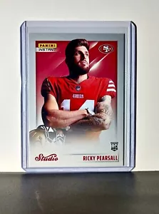 Ricky Pearsall 2024 Panini NFL Studio Rookies #25 Card SF 49ers 1/1672 - Picture 1 of 2
