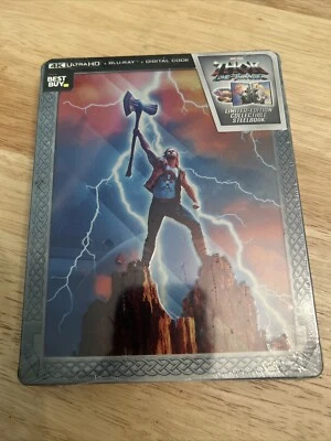 Thor: Love and Thunder  4K Steelbook (2022)Limited Edition Collectible- NEW - Image 1 of 4