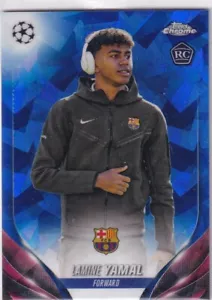 Topps Chrome CL 2024 No. CVS-4 Lamine Yamal Rookie Sapphire Image Variation SP - Picture 1 of 2