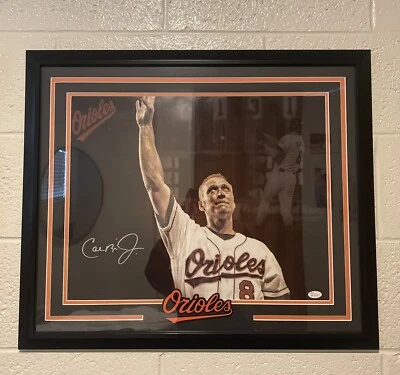 Cal Ripken Jr Autographed Photo - Custom Framed - JSA COA - Orioles - Image 1 of 4