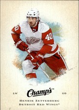 2008-09 Upper Deck Champ's Red Wings Hockey Card #35 Henrik Zetterberg