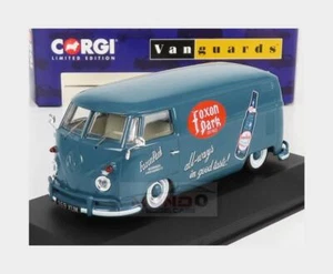 1:43 VANGUARDS Volkswagen T1 Panel Van Foxon Park 1962 Blue VA14503 Model - Picture 1 of 2