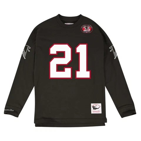 Mens Mitchell & Ness NFL N&N Longsleeve Atlanta Falcons 1989 Deion Sanders Cover