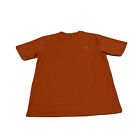 Ariat Heat Tek Series T Shirt Mens Medium Orange Short Sleeve Crew Neck