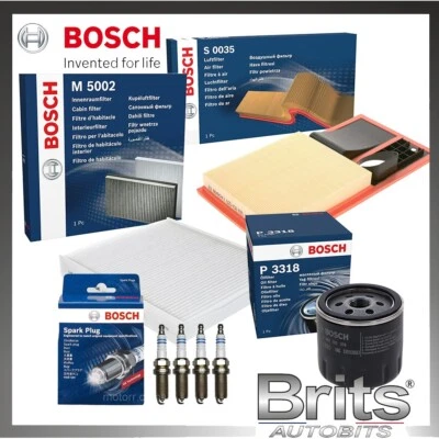 FOR SEAT IBIZA 1.4 TOCA MK4 2012-2015 - Bosch Filters Service Kit & Spark Plugs - Image 1 of 4
