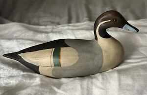Ducks Unlimited Big Sky Carvers Wooden Carved Pintail Duck